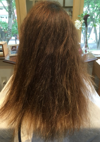 名古屋美髪矯正（栄エリア）高難易度髪質改善効果をノートリ環境で発揮させダメージレスを証明する