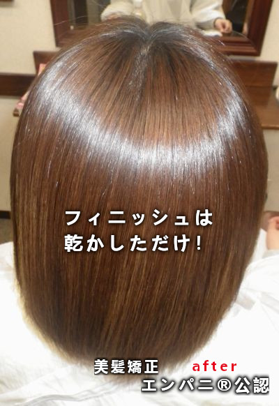 島根美髪矯正高難易度な毛髪をトリートメント不要で処理