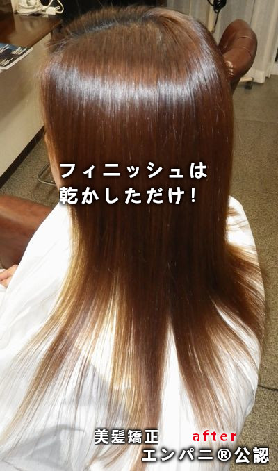 松山美髪矯正スチーム不用の美髪化現象技術